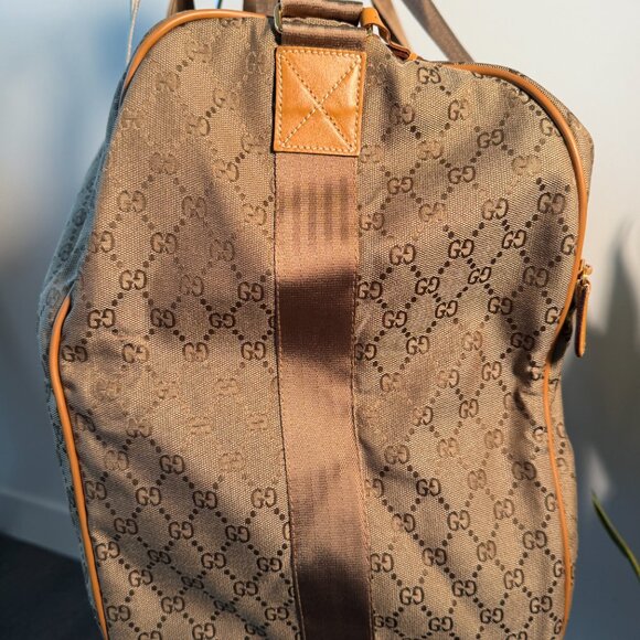 Gucci GG Canvas Large Duffel Weekender Bag - Picture 6 of 15